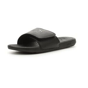 NO BOX Puma Men's Cool Cat Hook & Loop Slide Sandals Black Size 8 $60 1C452